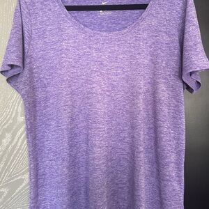 Nike Heathered Purple Women's Short Sleeve Tee